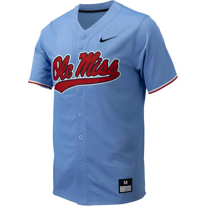 Nike Nike Ole Miss Men's Nike College Replica Baseball Jersey