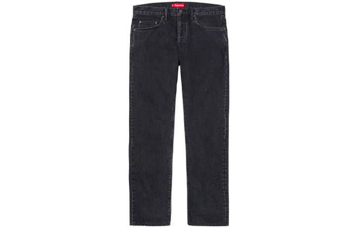 Supreme Supreme SS21 Jeans Unisex Black Moderate Straight Fit Pants