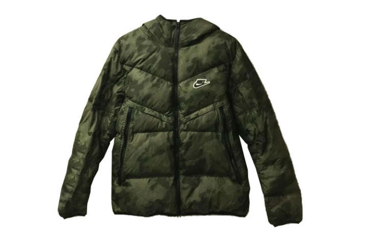 Nike Nike Down Jackets Men's Green Hooded Moderate Other