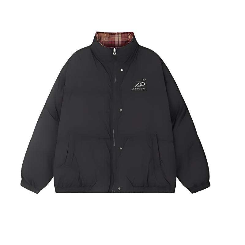 A Chock A Chock Puffer Jacket Unisex Black