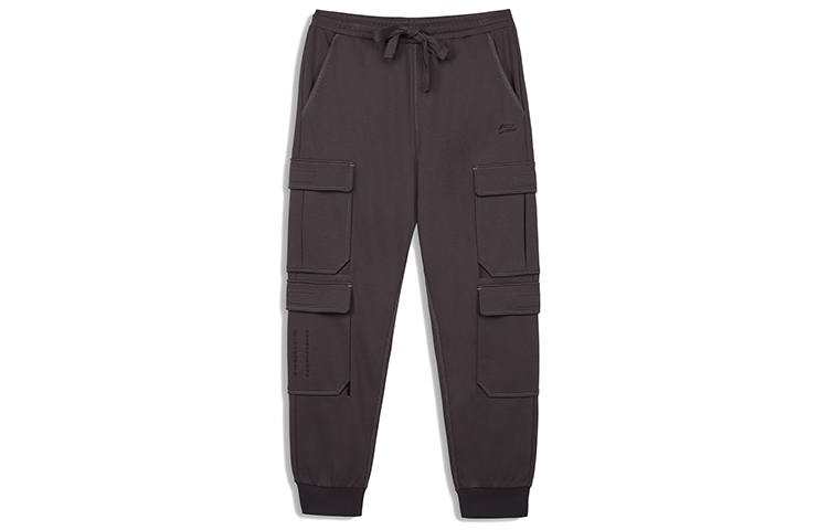 Li-Ning Li Ning Cargo Pants Unisex Ebony Black Moderate