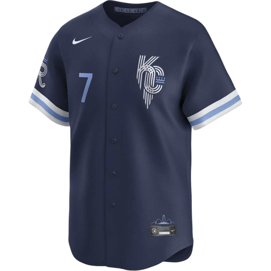 Nike Nike Bobby Witt Jr. Kansas City Royals City Connect Men's Nike Dri FIT Adv Mlb Limited Jersey