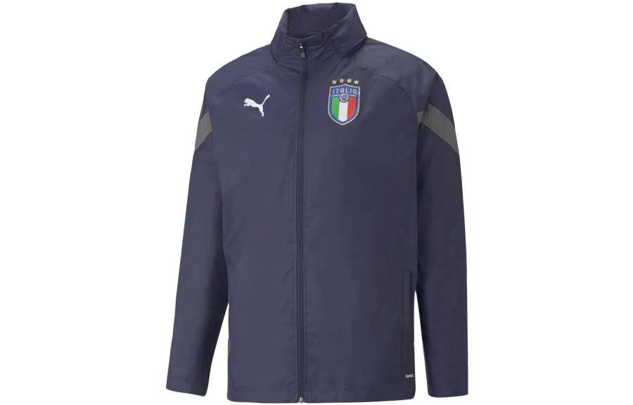 PUMA Italie 2022 Jackets & Coats Italy Version 2122 Season Player Edition Men's Navy Blue