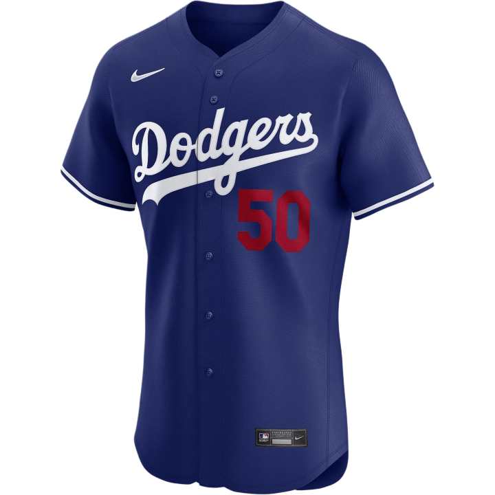 Nike Nike Mookie Betts Los Angeles Dodgers Men's Nike Dri-FIT Adv Mlb Elite Jersey