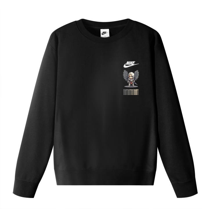 Nike Nike Sweatshirts Unisex Black Crew Neck Moderate Regular
