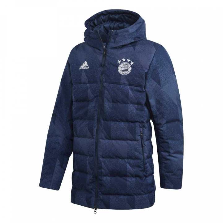 Adidas Adidas Bayern Munich Black Jacket Men's Blue