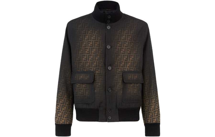 FENDI FENDI Logo Detailed Buttoned Jacket
