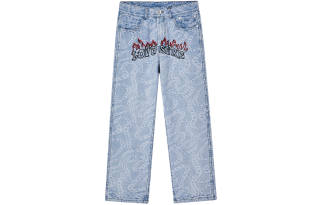 PASET Luxury Streetwear Jeans Unisex Blue