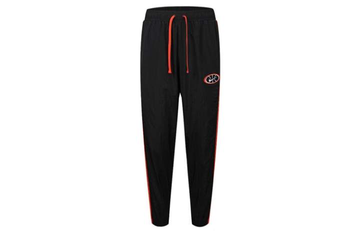 Nike Nike Knitted Sweatpants Men's Black Orange