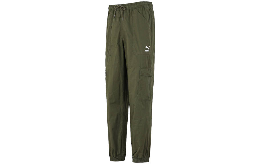 PUMA Cargo Pants Men's Army Green Moderate