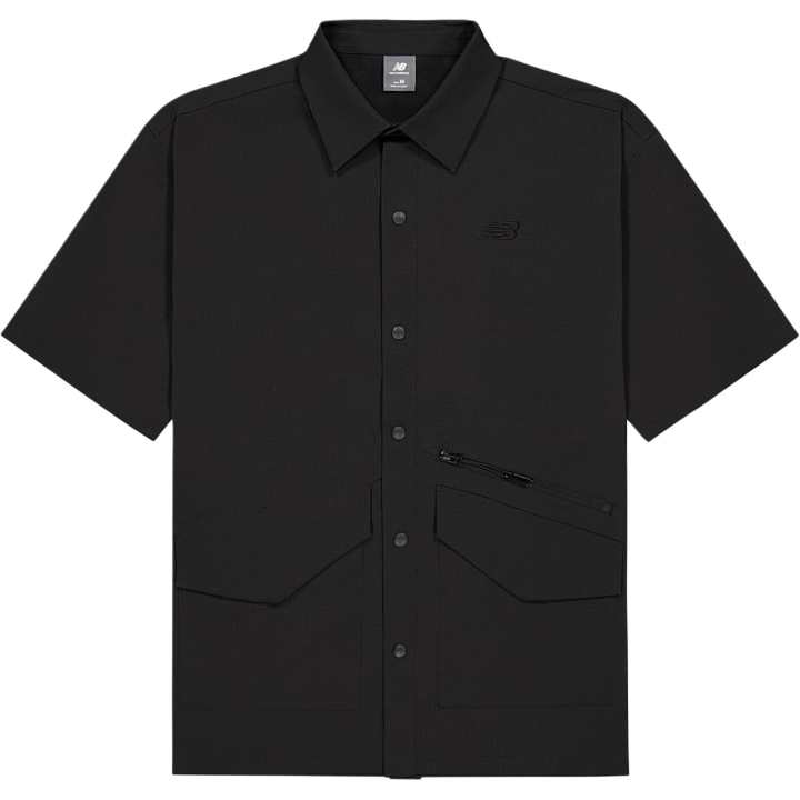 New Balance New Balance Shirts Men's Black Lapel Moderate