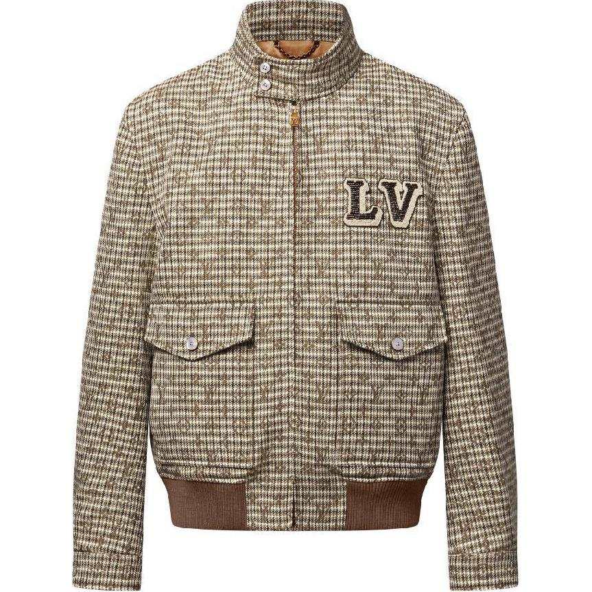 LOUIS VUITTON Louis Vuitton monogram-detail zip jacket