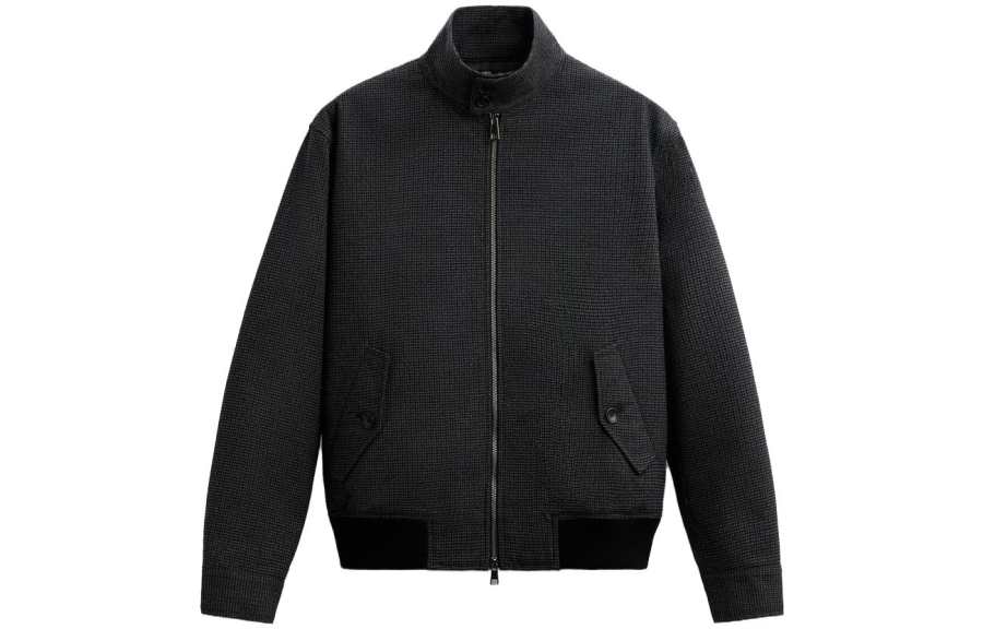 ZARA Jackets Men's Gray/Blue Stand Collar Moderate Other