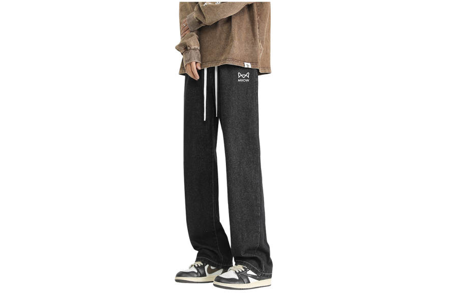 MIIOW Jeans Unisex Moderate Straight Fit Pants
