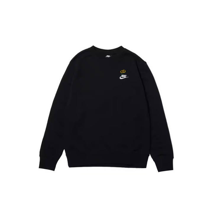 Nike Nike Sweatshirts Men's Black Crew Neck Moderate Regular