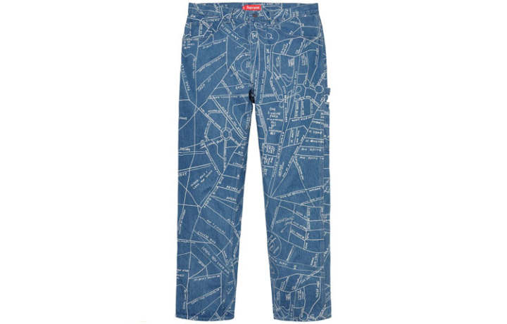 Supreme Supreme Gonz Map Denim Painter Pant