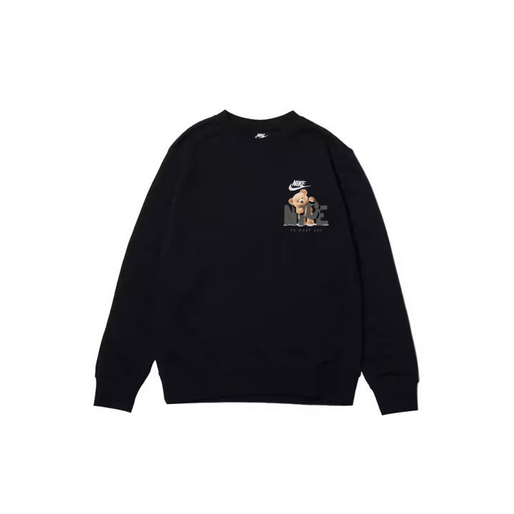 Nike Nike Sweatshirts Men's Black Crew Neck Moderate