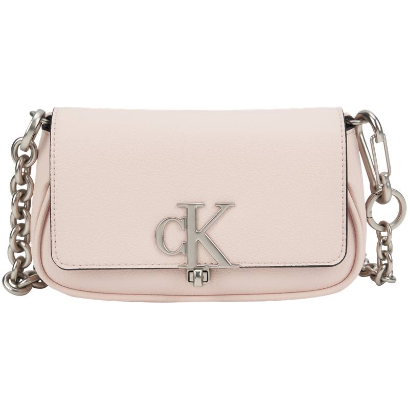 CALVIN KLEIN Synthetic Material Crossbody Bags Medium Women's Shell Pink