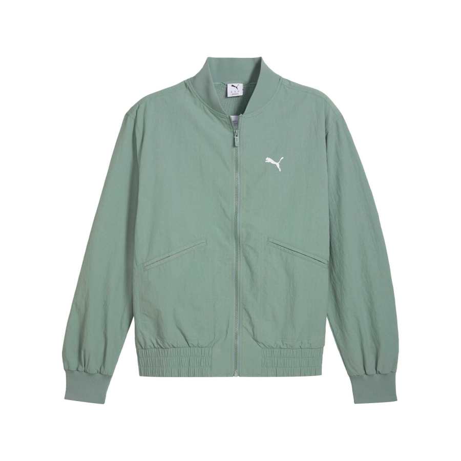 PUMA PUMA Jackets Men's Green/30 Stand Collar Moderate