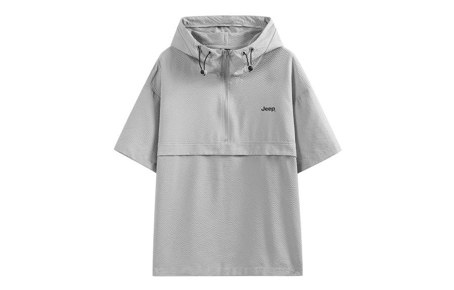 Jeep T Shirts Unisex Hooded Thin Straight Fit
