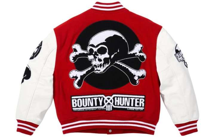 Supreme Supreme Bounty Hunter "" varsity jacket