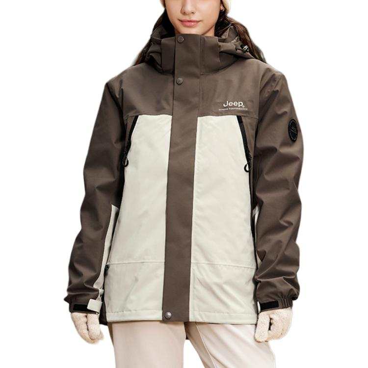 Jeep Waterproof And Windproof To Keep Warm Windbreaker Jacket Unisex