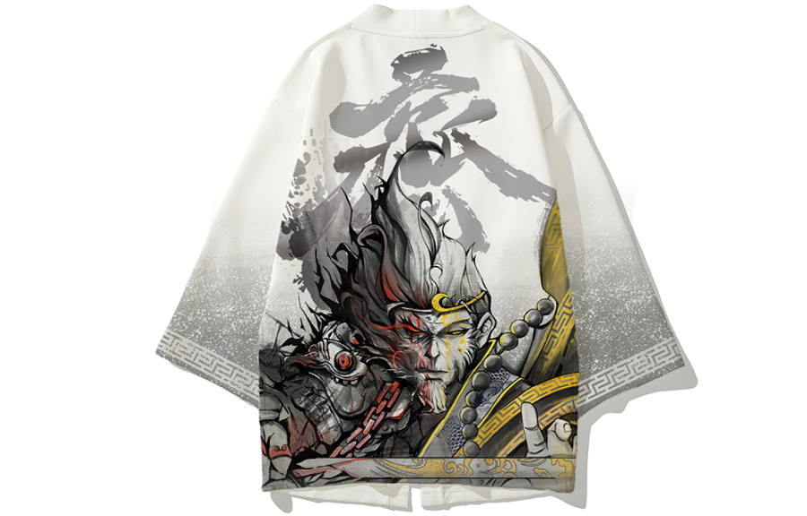 SANSYAS Trench Coats Unisex White V Neck Moderate