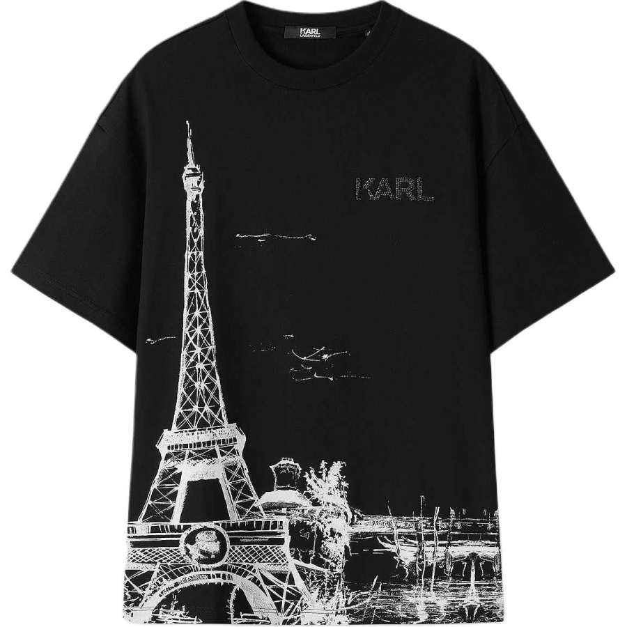 KARL LAGERFELD / Karl Lagerfeld Jeans T Shirt Men's Black