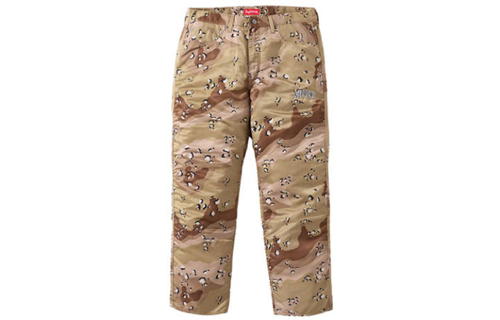 Supreme Supreme x Levi's Nylon Pant FW19 Jeans Unisex Camouflage Yellow