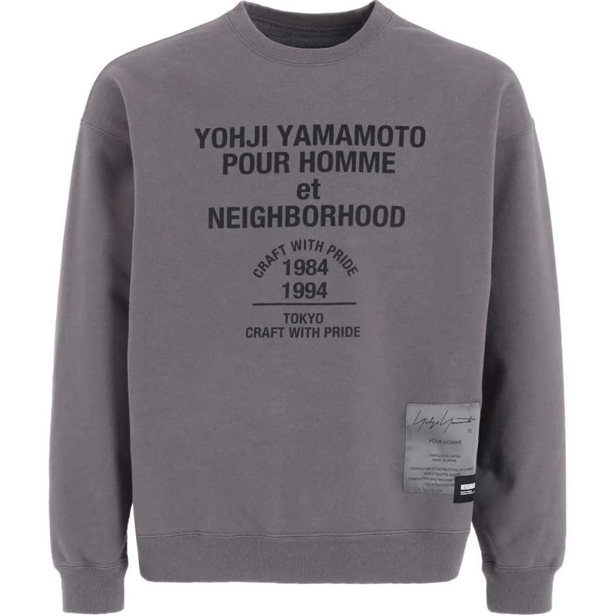 Yohji Yamamoto X Neighborhood Crewneck Sweatshirt