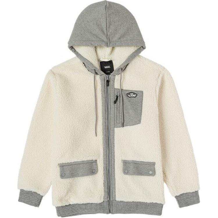 Vans Vans Jackets Men's Ecru Hooded Moderate Workwear