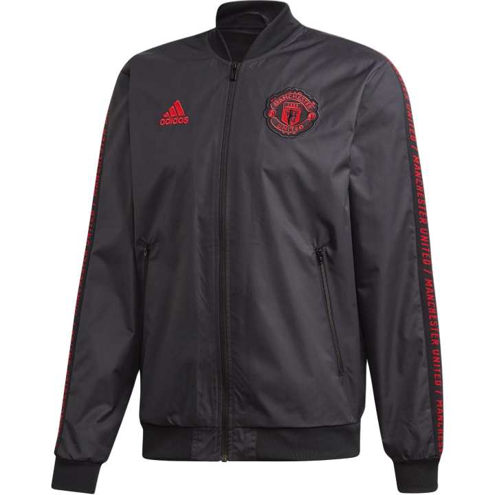 Adidas Adidas MUFC K Way Anthem Jkt Jackets & Coats Men's Black Gray