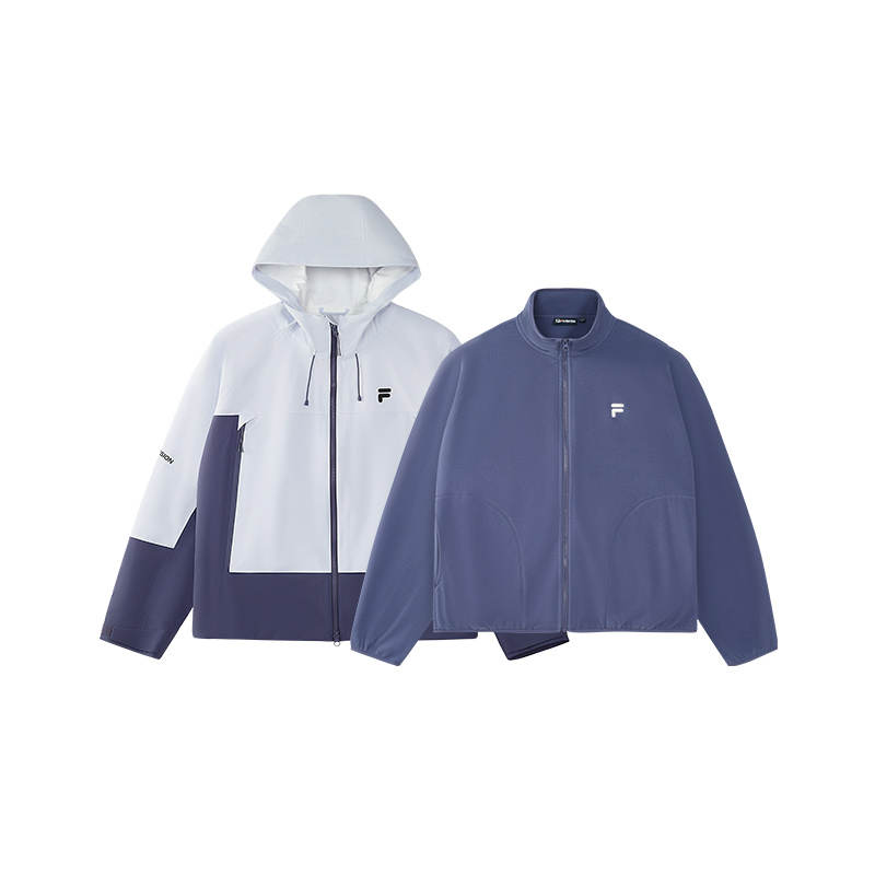 FILA FUSION Jacket Unisex Lightweight Blue