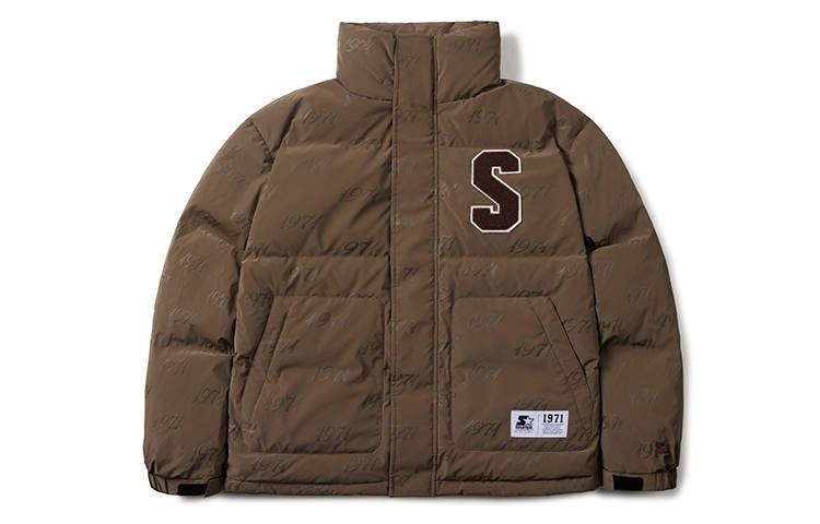 STARTER STARTER Down Jackets Unisex Stand Collar Moderate Down Jacket