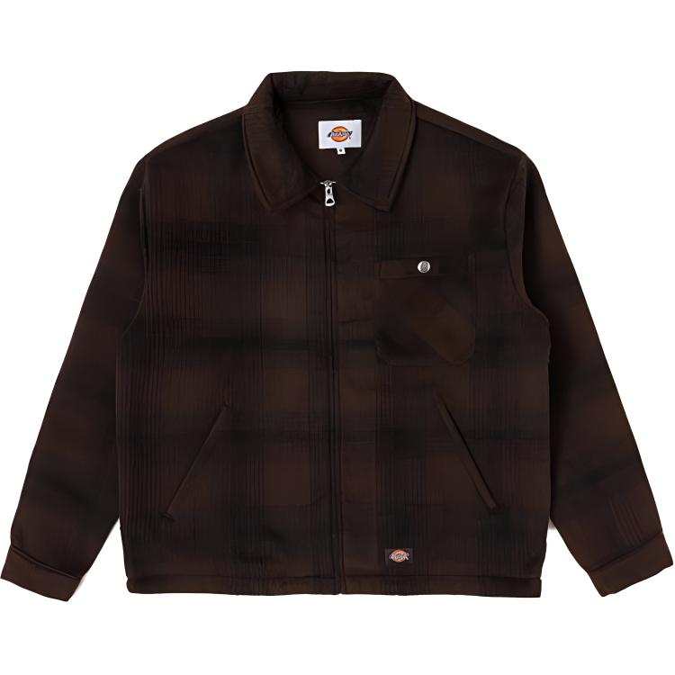 Dickies Dickies Jackets & Coats Men's Coffee Black Plaid