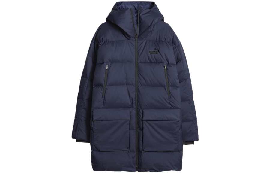 PUMA Puma logo-print hooded coat