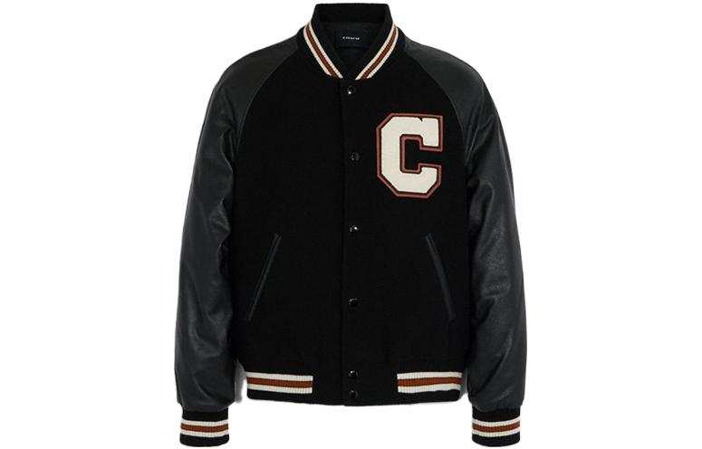 COACH COACH SS23 Baseball Jacket Men's Black