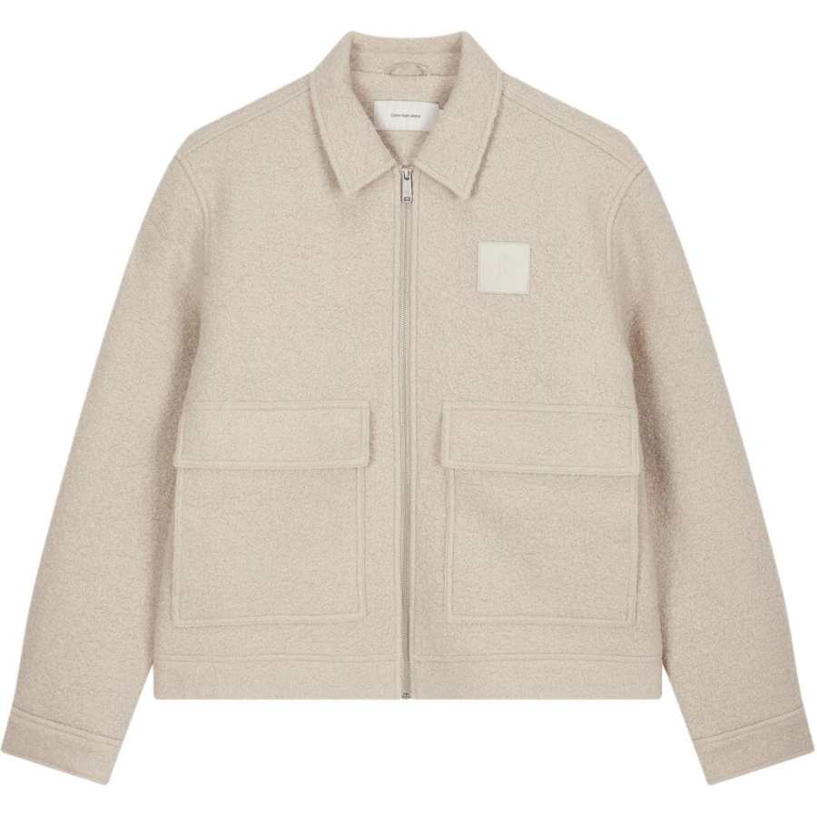 CALVIN KLEIN Jackets & Coats Men's Beige
