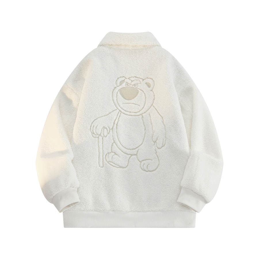Disney Velvet Jackets Unisex Stand Collar Thickened