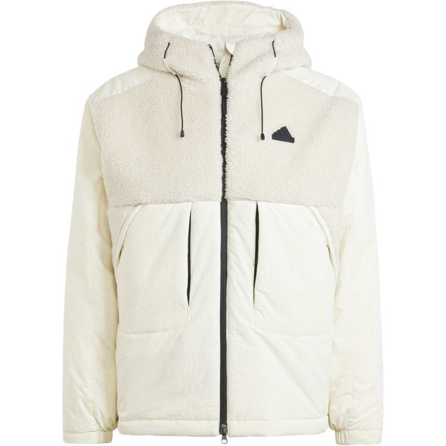 Adidas Adidas CITY ESCAPE Velvet feel Coat Men's Bauxite Brown/Jade White