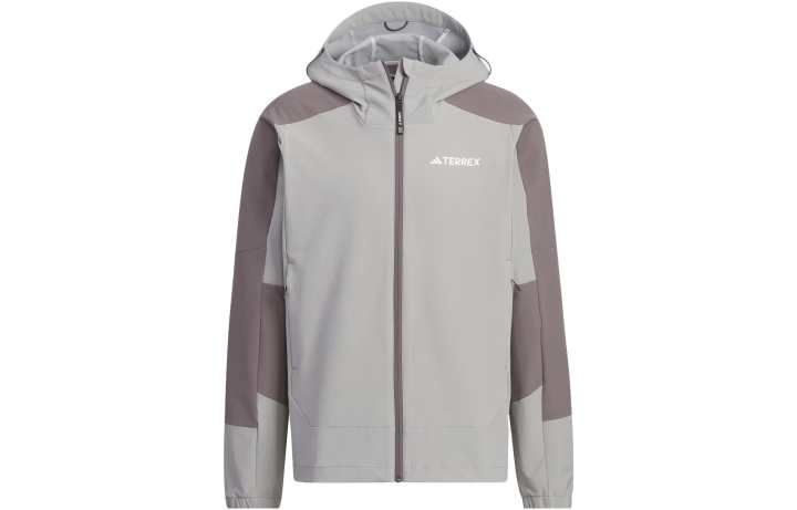 Adidas Adidas WIND.RDY Softshell Hooded Jacket Jackets & Coats Men's Pure Ice Gray