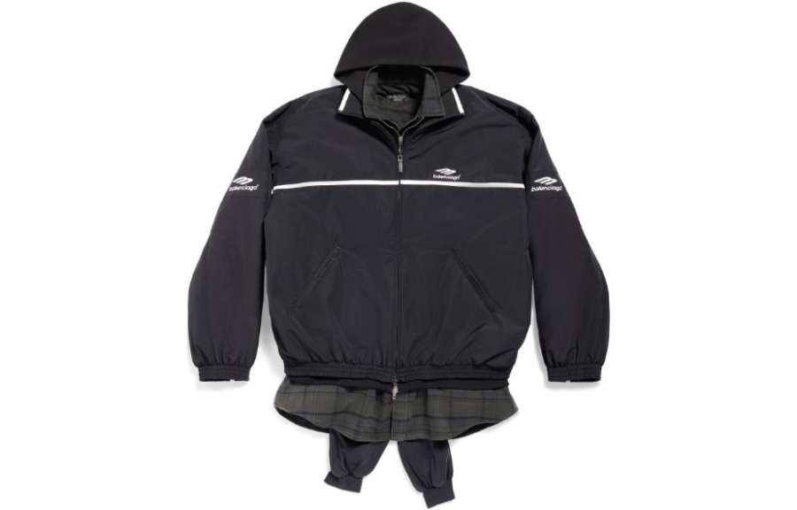 Balenciaga SS24 Jackets & Coats Loose Fit Unisex Black