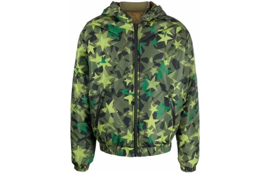 VERSACE JEANS COUTURE FW23 Puffer Jacket Men's Green