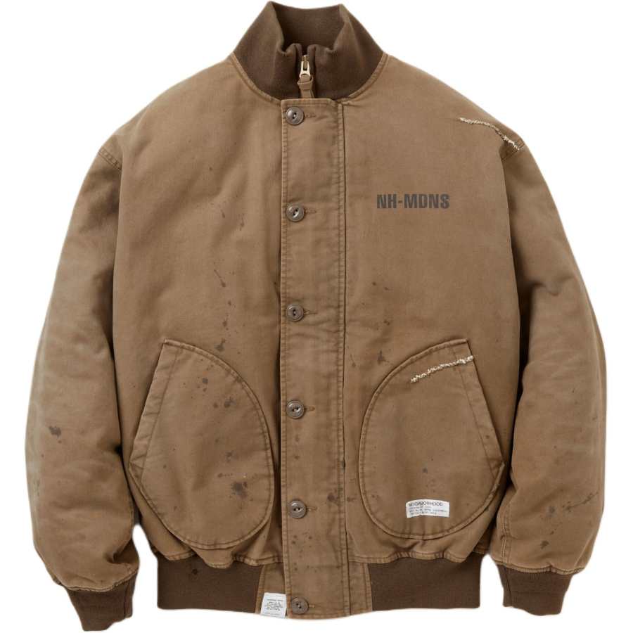 NEIGHBORHOOD X MADNESS Jackets Men's Stand Collar Moderate Other