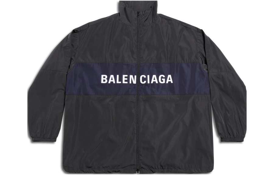 Balenciaga Logo Zip Up Jacket