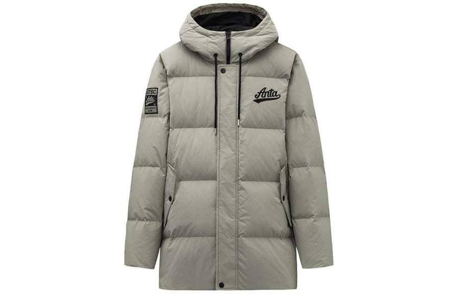ANTA Anta Life Collection Down Jacket Men's Glacier Gray