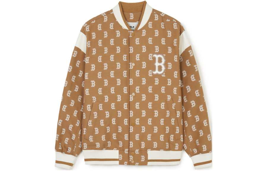MLB MLB SS24 Boston Red Sox Baseball Jacket Unisex Khaki