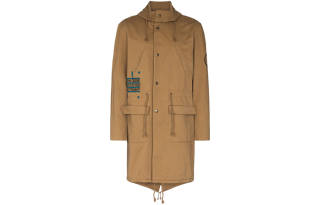 RAF SIMONS Redux Handpainted Parka With Badge