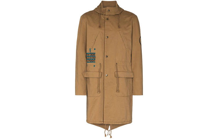 RAF SIMONS RAF SIMONS Redux Handpainted Parka With Badge