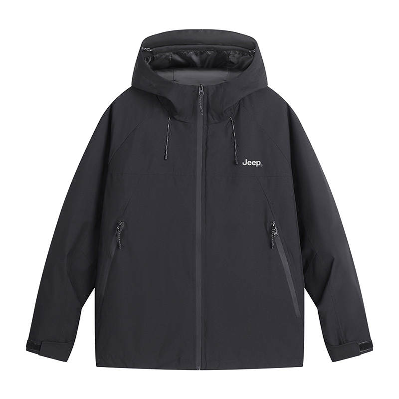 Jeep Jeep Waterproof And Windproof To Keep Warm Windbreaker Jacket Unisex
